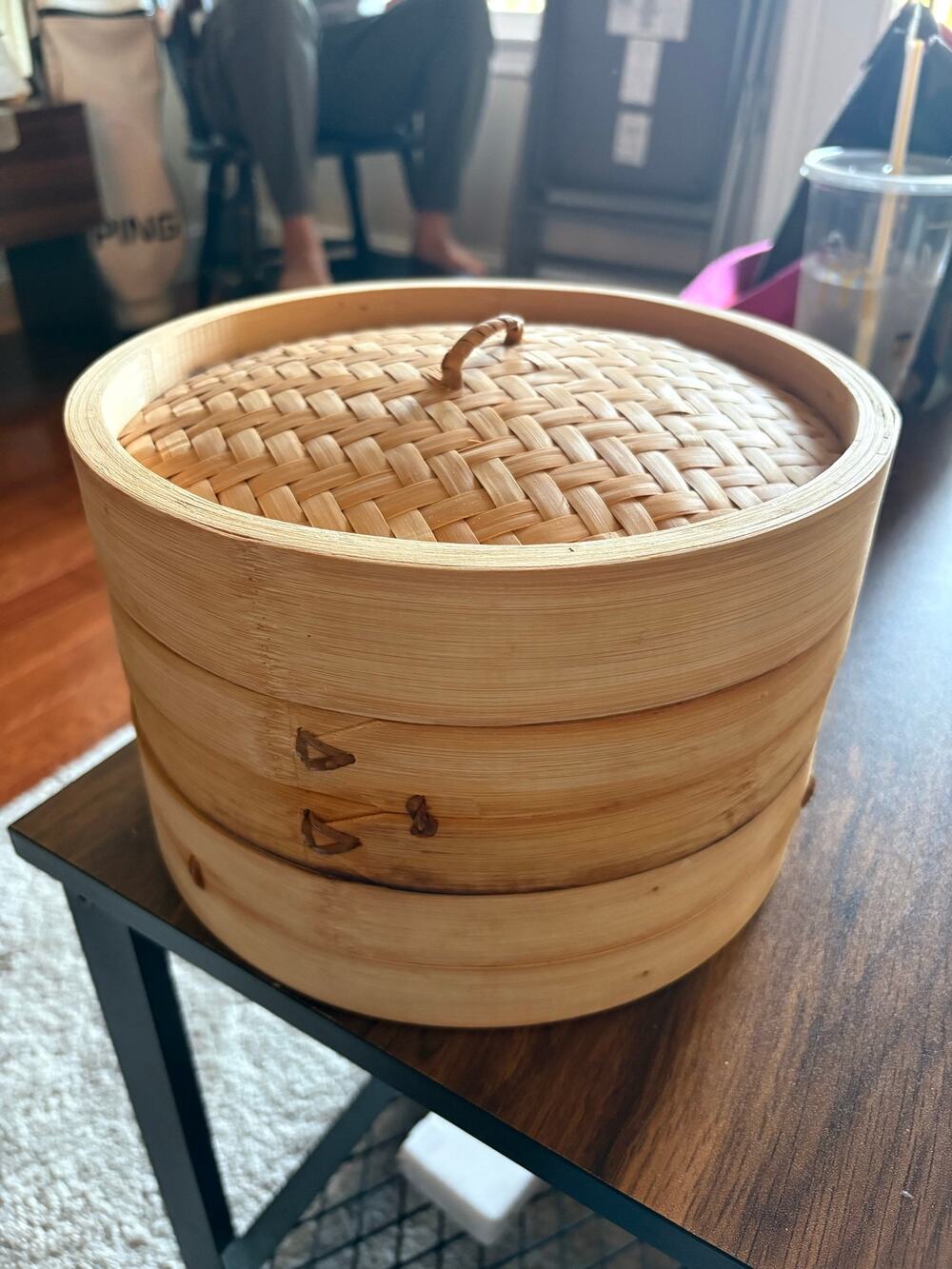 Dumpling Steamer Bamboo 2 Tier